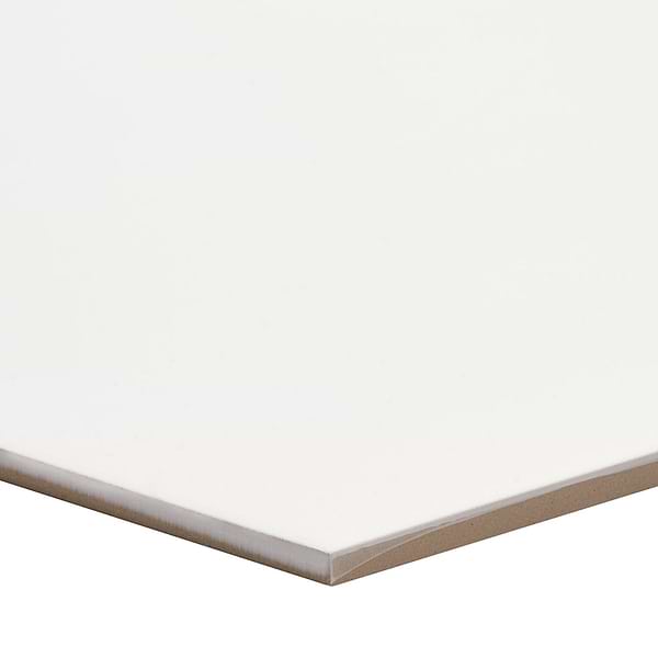 Symetro Hexagon White 10" Matte Porcelain Tile