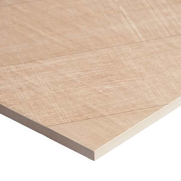 Kenridge Chevron Maple Brown 24x48 Wood Look Matte Porcelain Tile
