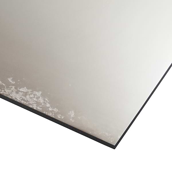 Amulet Mist Silver 18x36 Metal Laminated Porcelain Tile