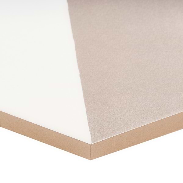 HexArt Pop Gris 8" Hexagon Matte Porcelain Tile