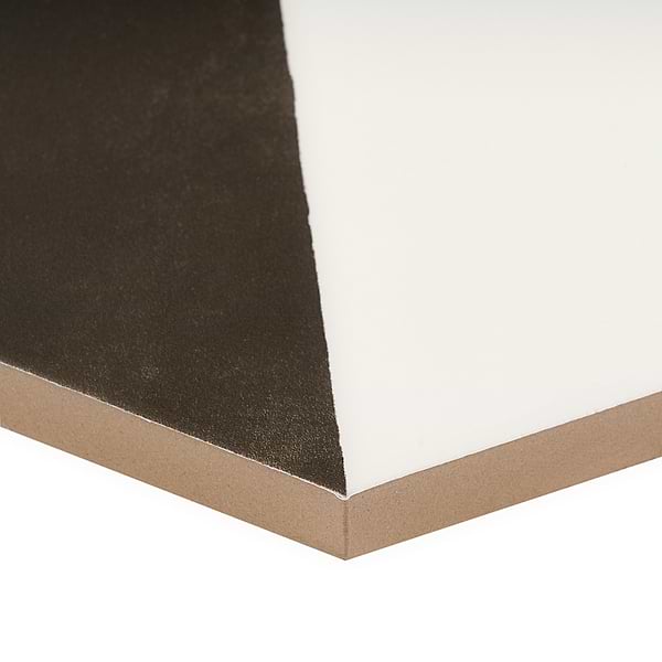 HexArt Pop Nero 8" Hexagon Matte Porcelain Tile