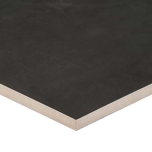 Art Geo by Elizabeth Sutton Charcoal Black 8x8 Matte Porcelain Tile