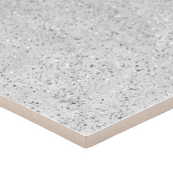 Art Geo by Elizabeth Sutton Terrazzo Gray 8x8 Matte Porcelain Tile