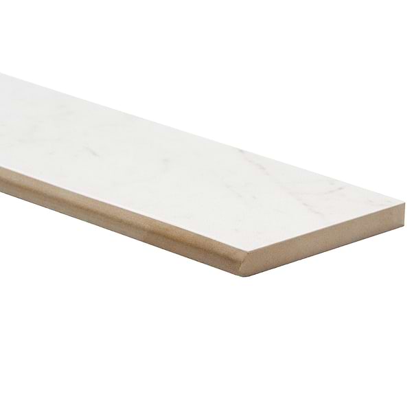 DreamStone Cararra Giola 3x24 Polished Porcelain Bullnose