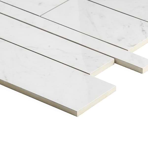 DreamStone Carrara Giola Railroad Polished Porcelain Mosaic