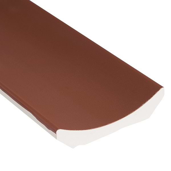 Roller Fluted Column Terracotta 4x36 3D Handmade Matte Ceramic Tile