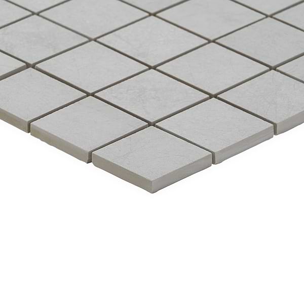 Bond Nimbus Silver 2x2 Matte Porcelain Mosaic Tile