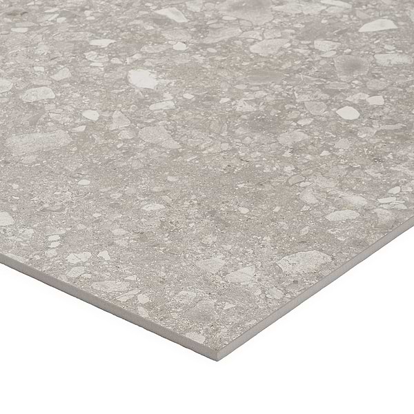 Rizo Taupe Gray 24x24 Terrazzo Look Matte Porcelain Tile