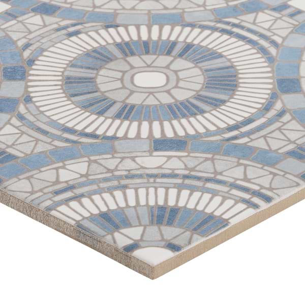 Basilico Azul Blue 8x8 Matte Porcelain Tile