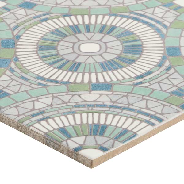 Basilico Ocean Green 8x8 Matte Porcelain Tile
