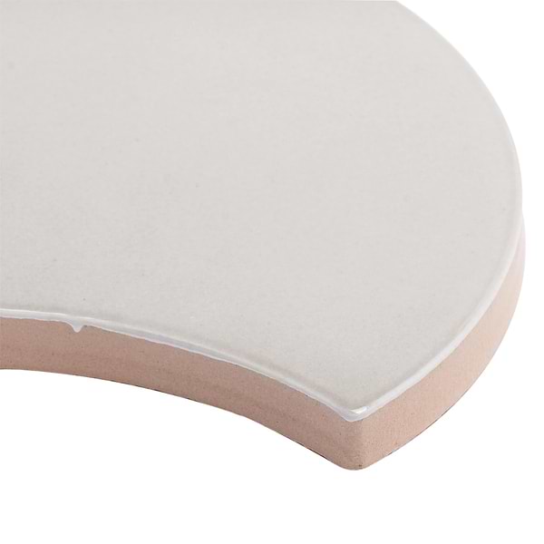Highwater Mist 5" Fish Scale Polished Ceramic Wall Tile