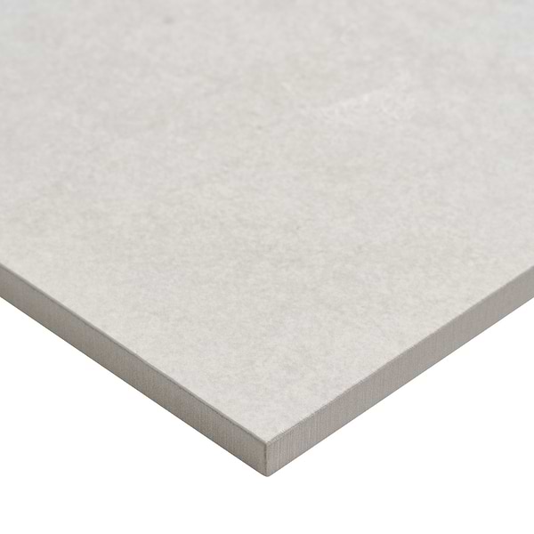 Theo Blanco White 48x48 Marble Look Antique Satin Porcelain Tile