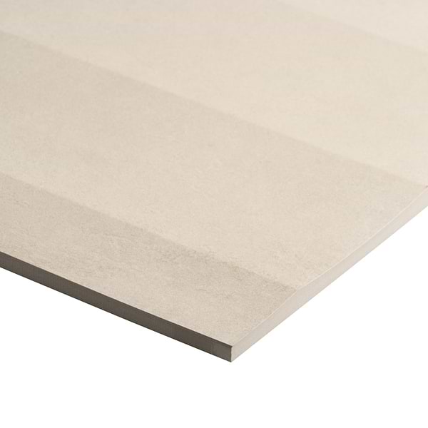Lucreto Waves Beige 24x48 3D Concrete Look Matte Porcelain Tile