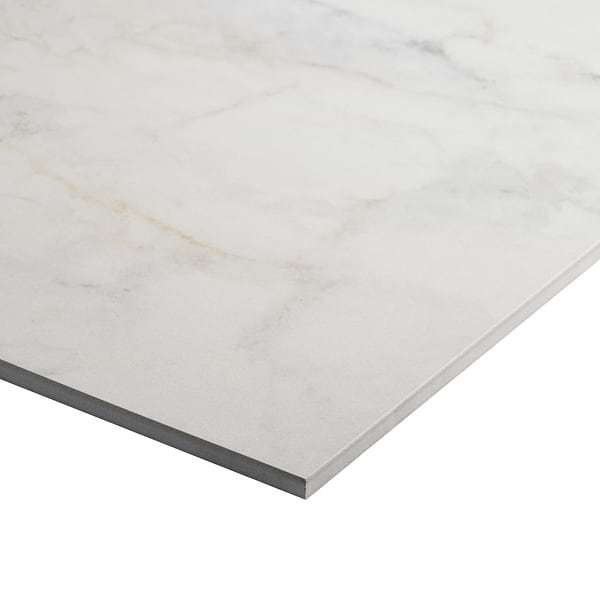 Lumar Apuano Oro White 24x48 Marble Look Matte Porcelain Tile
