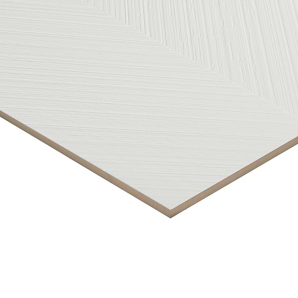 Plaster Arrow White 18x48 Textured Matte Ceramic Tile