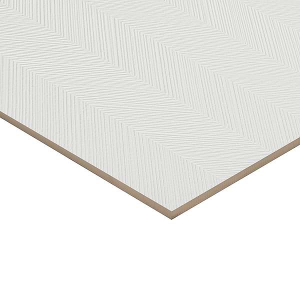 Plaster Weave White 18x48 Textured Matte Ceramic Tile