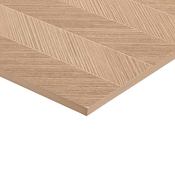 Briona Hazelnut Brown 18x48 Textured Wood Look Matte Ceramic Tile