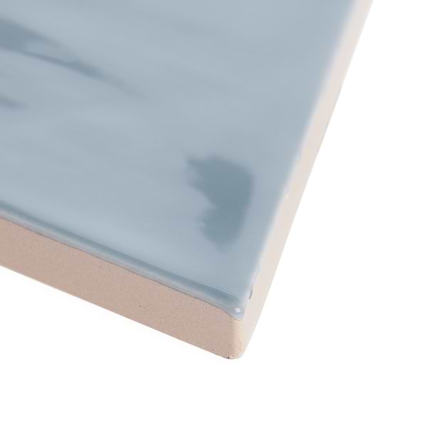 Bellami Triangulo Azul 5x4 Glazed Ceramic Tile