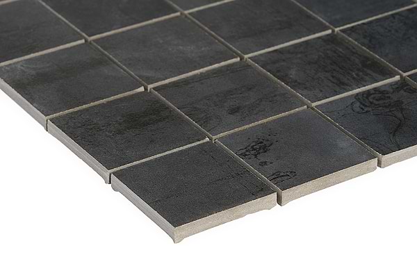 Angela Harris Inspira Dark Gray 2x2 Matte Porcelain Mosaic Tile
