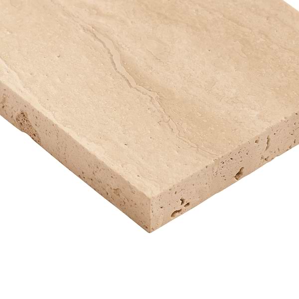 Classic Travertine Premium 2.5x12 Filled Brushed Vein Cut Tile
