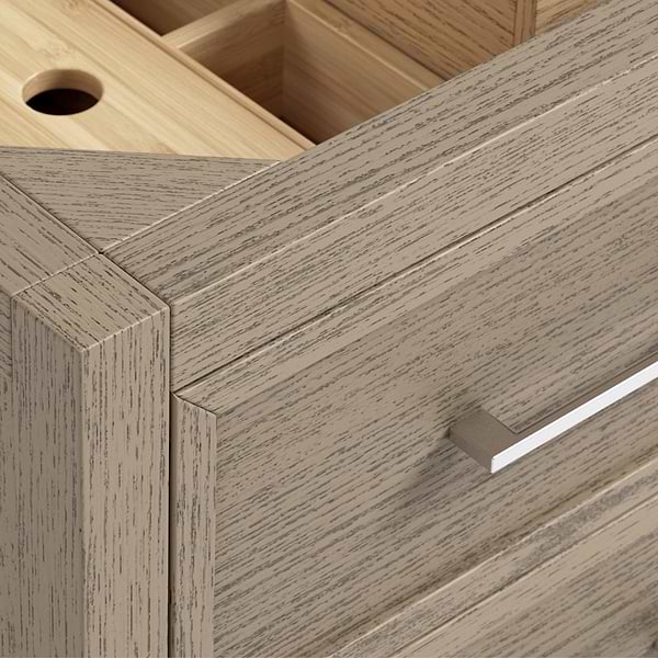 TileBar Studio Vanities Rowan Greige Ash 36" Single Vanity without Top