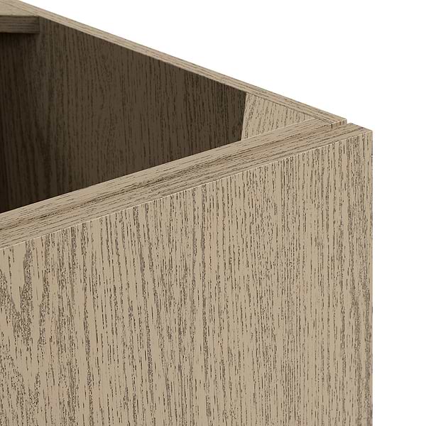 TileBar Studio Vanities Orville Greige Ash 60" Double Vanity without Top