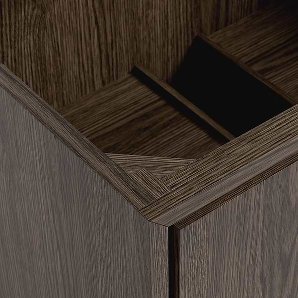 Setton Espresso Oak 30" Single Vanity without Top by TileBar Studio Vanities, View 3, open zoomed image