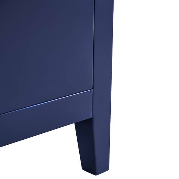 Iconic Navy and Gold 36" Single Vanity without Top