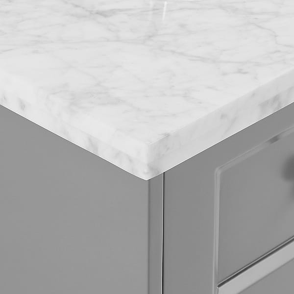 Nora Gray 30" Single Vanity with Carrara Marble Top