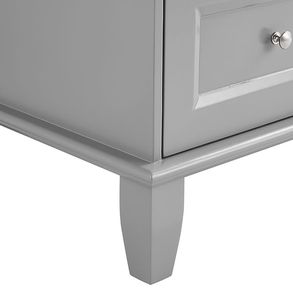 Nora Gray 36" Single Vanity with Pure White Quartz Top