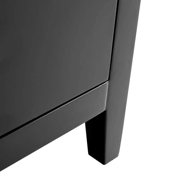 Iconic Charcoal and Gold 24" Single Vanity without Top