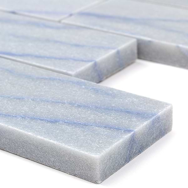 Blue Macauba 2x4 Polished Marble Tile 