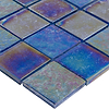 Laguna Iridescent Indigo 2x2 Glass Tile
