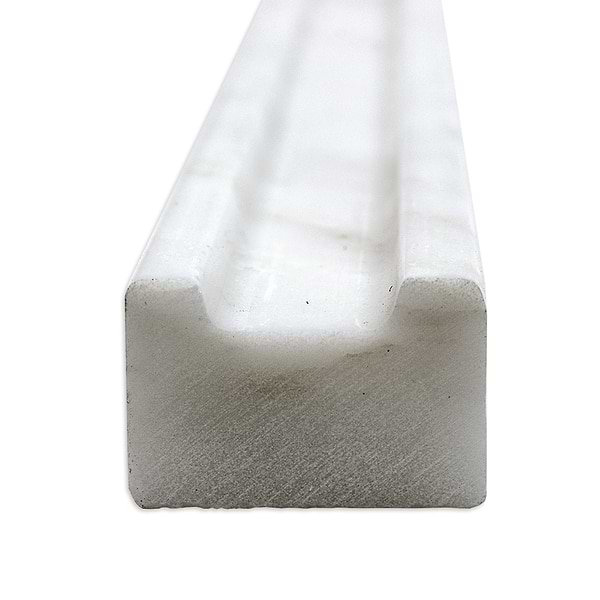 Groove Pencil Asian Statuary Marble Tile Liner