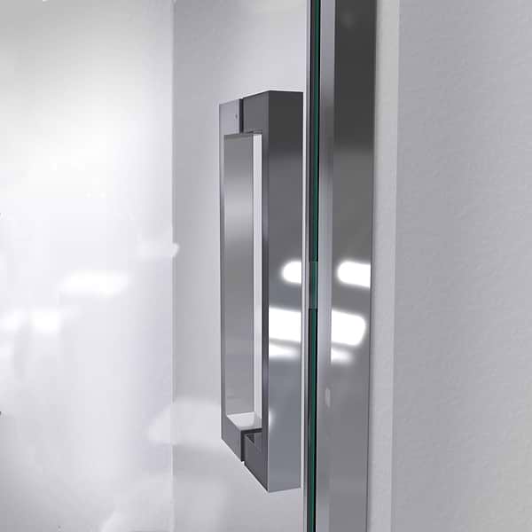 DreamLine Mirage-Z 48x72" Reversible Sliding Shower Alcove Door with Clear Glass in Chrome