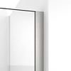 DreamLine Linea 34x72" Reversible Shower Screen with Clear Glass in  Brushed Nickel