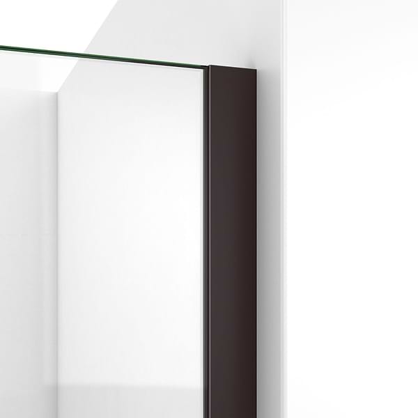 DreamLine Linea 30x72" Reversible Screen with Clear Glass in Oil Rubbed Bronze