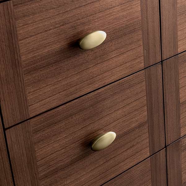 James Martin Vanities Amberly Mid-Century Walnut 48" Single Vanity with Charcoal Soapstone Quartz Top