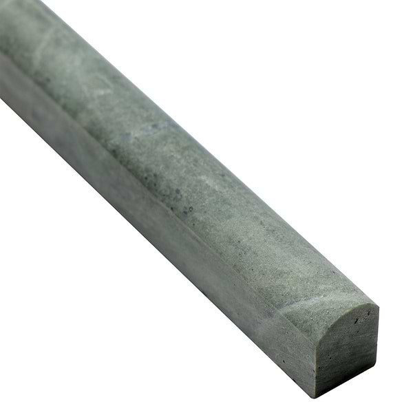 Tia Verde Green 1x12 Honed Marble Pencil Molding