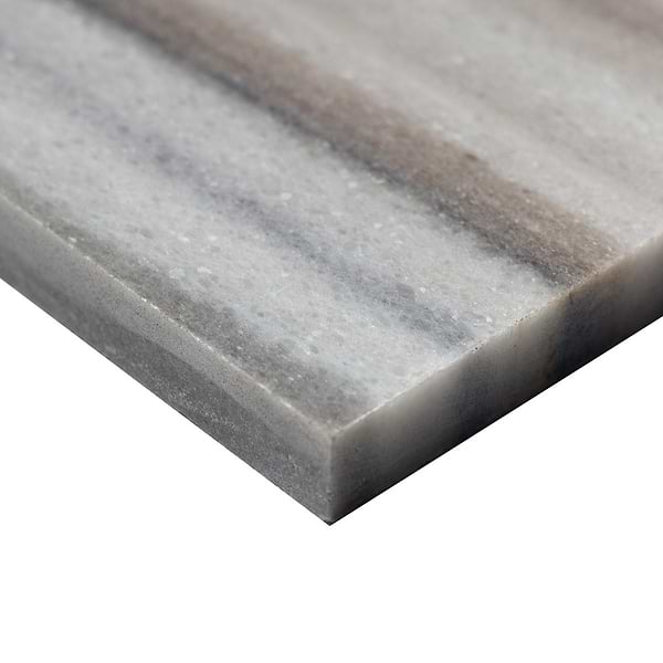 Skyline Gray 3x12 Honed Marble Tile