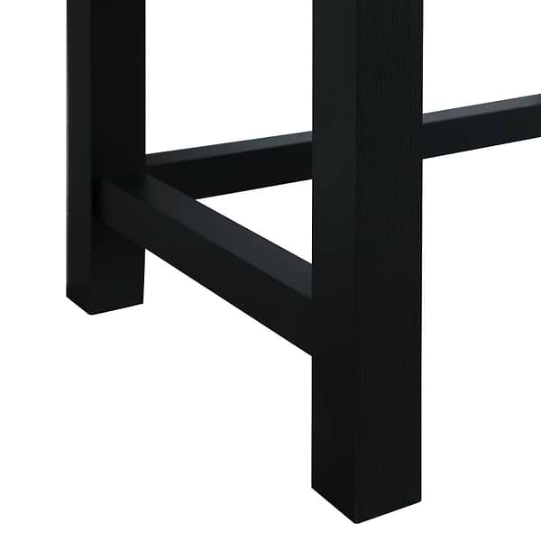 Murray Black 36" Single Vanity with White Cultured Marble Top