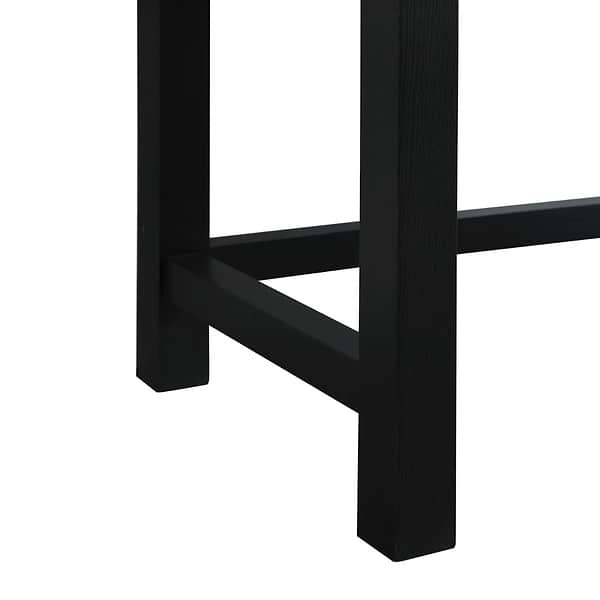 Murray Black 42" Single Vanity with White Cultured Marble Top