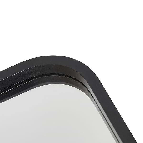 Liora Matte Black 24x32" Rectangle Tilt Mirror
