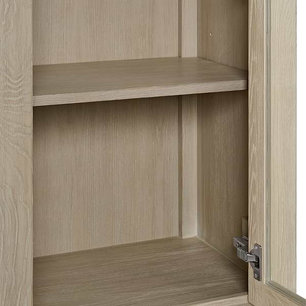 James Martin Vanities Breckenridge Whitewashed Oak  22x80 Linen Cabinet