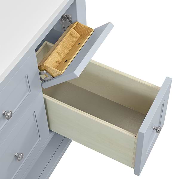 James Martin Vanities Breckenridge Serenity Blue 36" Single Vanity without Top