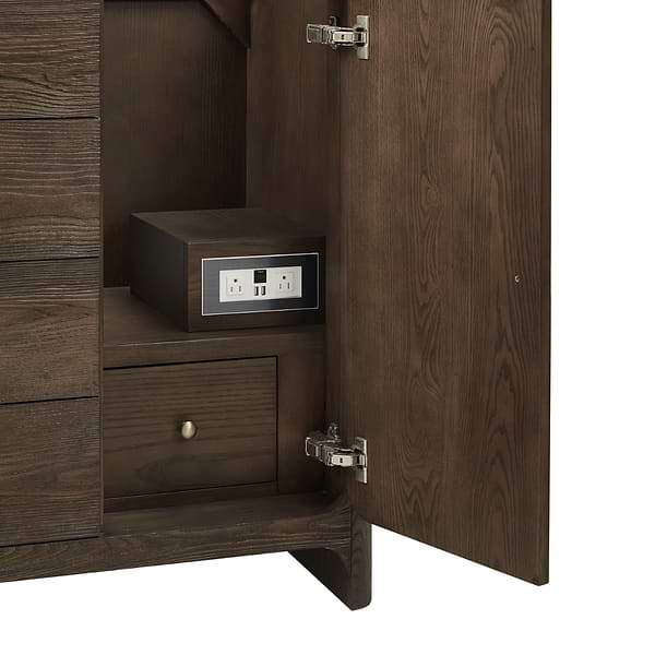 James Martin Vanities Gracyn Natural Ash 48" Single Vanity with White Zeus Quartz Top
