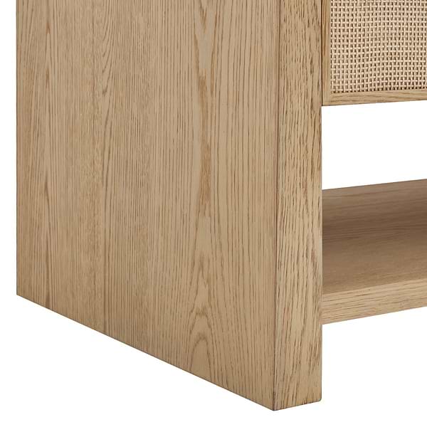 James Martin Vanities Solene Seaside Oak 72" Double Vanity with Carrara Marble Top