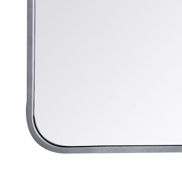 Netta Silver Metal 24x36  Mirror