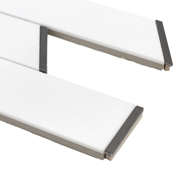Matrix Trapezoid Porclain and Steel Tile