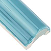 Seaport Aquamarine 1x10 Polished Ceramic Pencil Liner